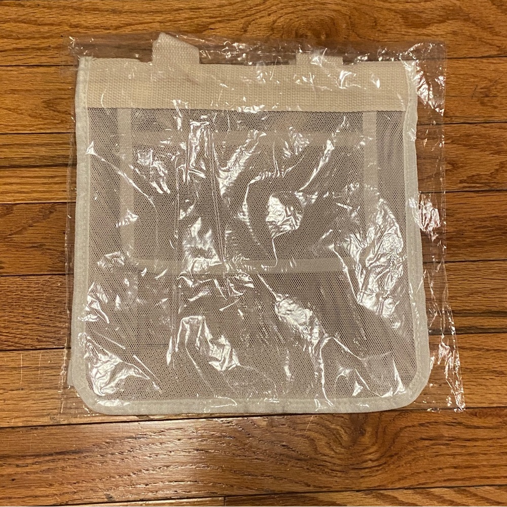 Small mesh canvas tote bag - Picture 6 of 12